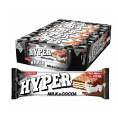 HYPER Milk&Cocoa tejkrémes mártott ostya 50g (25)