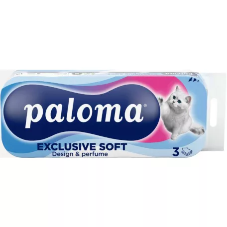 Paloma Wc papír Exclusive soft  8+2/3rét Parfüm