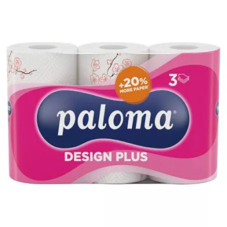 Paloma Háztartási papírtörlő 3rtg./3tek./60LAP/Design PLUS