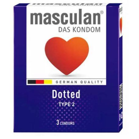 Masculan Óvszer 3db Dotted (16)