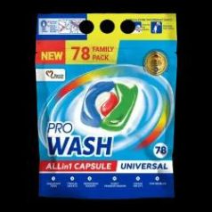 WASH PRO mosókapszula 78db Universal (6)