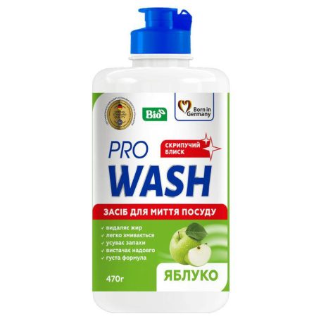 WASH PRO Mosogatószer 470ml Alma (15)