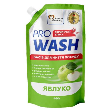 WASH PRO Mosogatószer 460ml Alma UT (24)