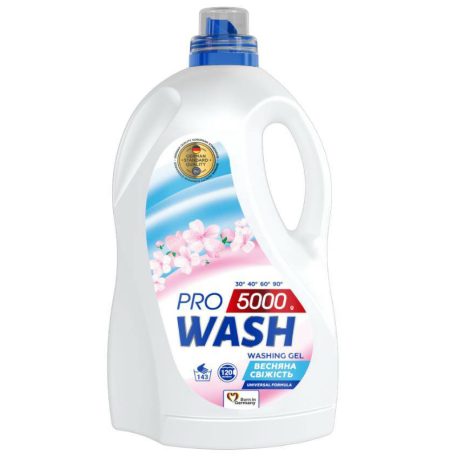 WASH PRO mosógél 5L Spring Freshness (4)