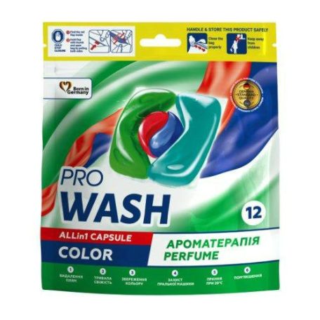 WASH PRO mosókapszula 12db Color (20)