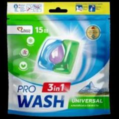WASH PRO mosókapszula 15db Universal (25)