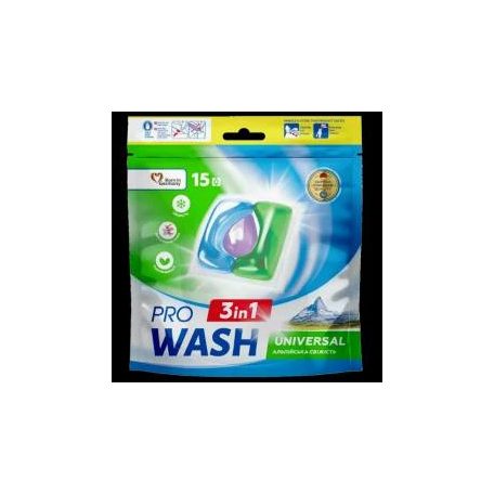 WASH PRO mosókapszula 15db Universal (25)