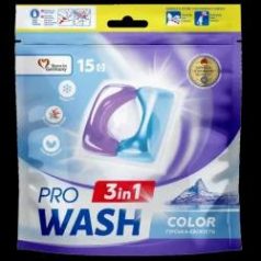 WASH PRO mosókapszula 15db Color (25)