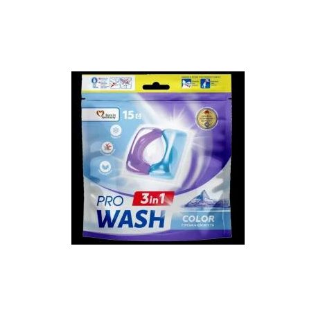 WASH PRO mosókapszula 15db Color (25)