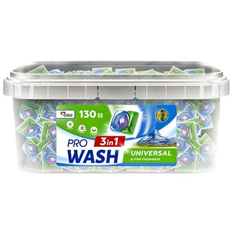 WASH PRO mosókapszula 130db Alpen Freshness universal