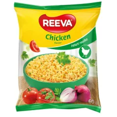 Reeva 60g Csirke ízű instant leves tésztával  (24)