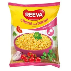 Reeva 60g Sajt-Bacon ízű instant leves tésztával (24)