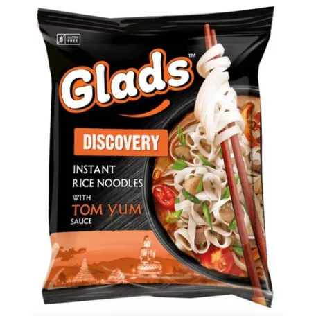 Glads 65g Ramen Tom Yum instant rizstésztaleves (18)