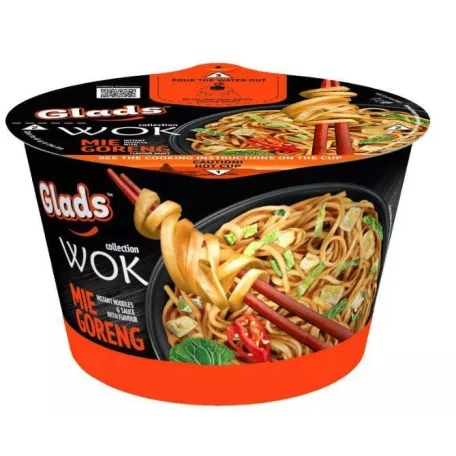 Glads Wok Mie Goreng ízű instant tésztaétel 95g (18)
