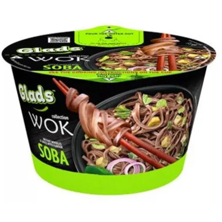 Glads Wok Soba ízű instant tésztaétel 95g (18)