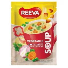 Reeva 17g Zöldség ízű instant leves krutonnal  (28)