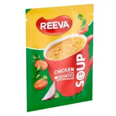 Reeva 17g Csirke ízű instant leves tésztával (28)
