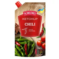 Schedro Ketchup Chili ízesítéssel 250g (24)