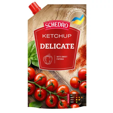 Schedro Ketchup Delikát ízesítéssel 250g (24)