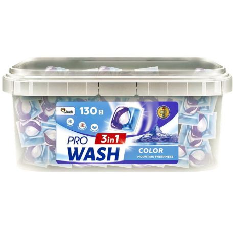 WASH PRO mosókapszula 130db Color