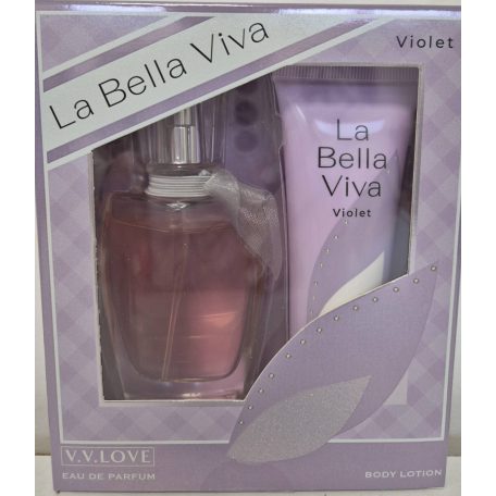 V.V.Love Szett "La Bella Viva Violet" (parfüm 30ml+testápoló 50ml)L