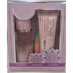   V.V.Love Szett "Dazzling Bling Pink" (parfüm 30ml+testápoló 50ml)