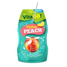 VitaGO Szívószálas 0,2L Flying PEACH (16)