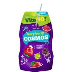   VitaGO Szívószálas 0,2L Very Berry COSMOS (erdei gyüm.) (16)