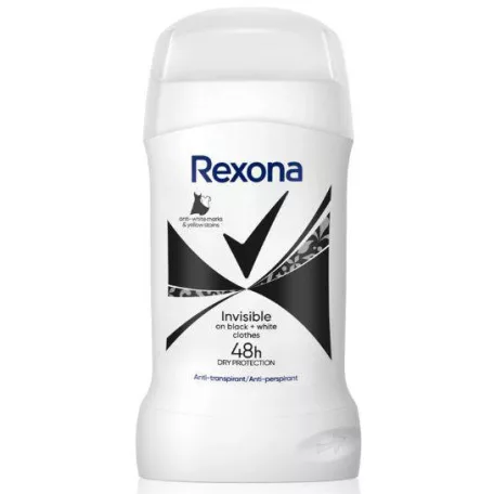 Rexona Stift 50ml Invisible B&W
