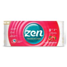   ZEN Wc papír Prémium Care Sweet Pomegranate 3rtg, 8tek, 145lap