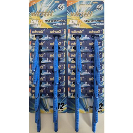 Wetell Max3 Twin férfi borotva 3 pengés szappan csíkkal (12)