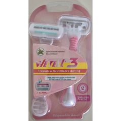   Wetell 3 Blades 2db női borotva 3 pengés ápoló csíkkal (24)