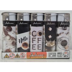 Adamo öngyújtó 50db 188825 With Label Coffee Vastag