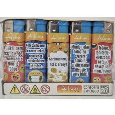 Adamo öngyújtó 50db 188909 Funny Text Vastag
