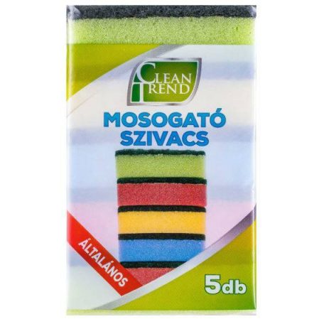 CleanTrend Quadro Mosogatószivacs Dörzsi 5db
