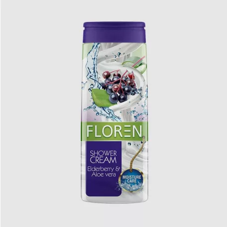 Floren Tusfürdő 300ml Elderberry and Aloe vera (10)