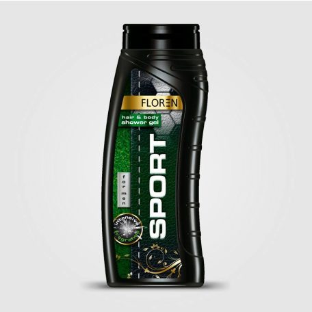 Floren tusfürdő&sampon férfiaknak 330ml Sport (10)