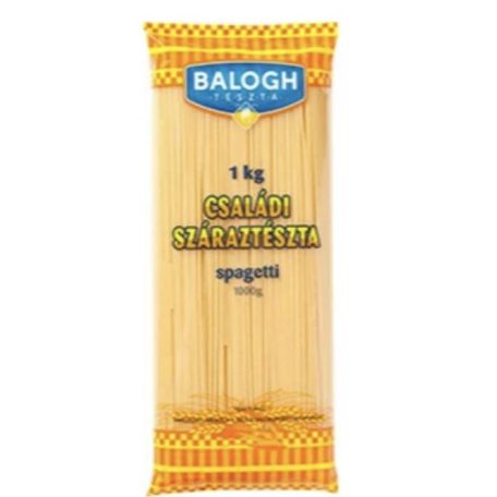 BALOGH Tészta Családi Spagetti 1Kg (12)