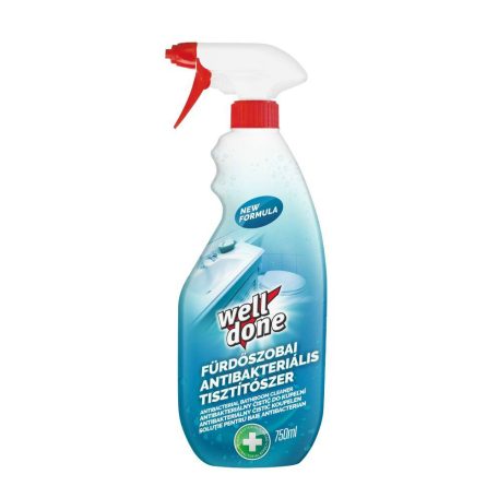 Well Done Fürdőszobai fertőtlenítő hatású tisztítószer szórófejes 750ml