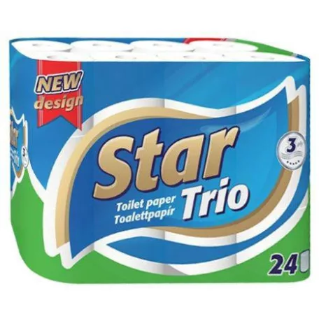 Star Wc papír Trio 24 tek/ 3 rét
