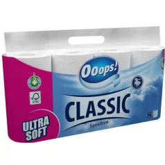 Ooops Wc papír Classic 8tek-3rtg 140 lap Sensitive