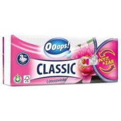   Ooops Papírzsebkendő Classic Lótuszvirág 3rét, 90db (20)