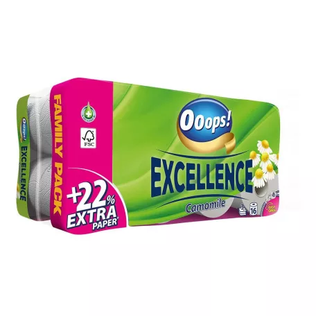 Ooops Wc papír Excellence 16tek-3rtg,150lap Camomile (3)