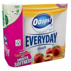   Ooops Wc papír Everyday Barack 3rtg, 32+8tek, Vanessa 115lap