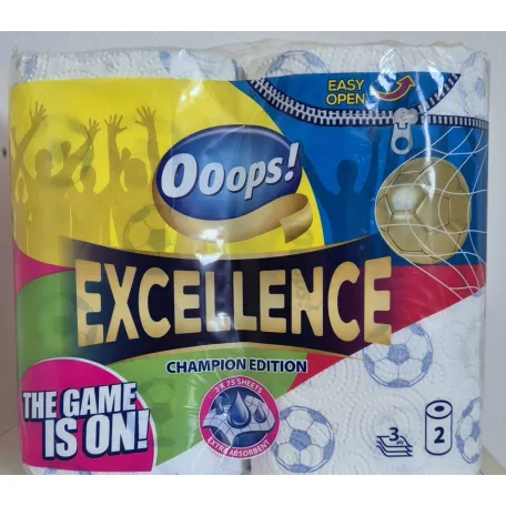 Ooops Háztartási papírtörlő Excellence 2tek.3rét. CHAMPION