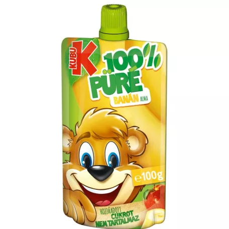 KUBU Püré Banán 100% 100ml (24)