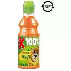   KUBU 100% Sárgarépa-BANÁN-Alma gyümölcslé 300ml DRS (12)