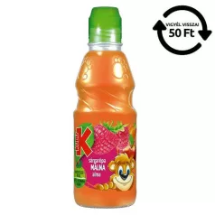 KUBU GO Sárgarépa-MÁLNA gyümölcslé 300ml DRS (12)
