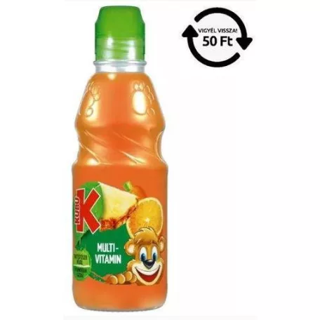 KUBU GO MULTIVITAMIN gyümölcslé 300ml DRS (12)