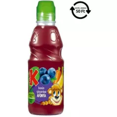 KUBU GO Banán-ÁFONYA gyümölcslé 300ml DRS (12)